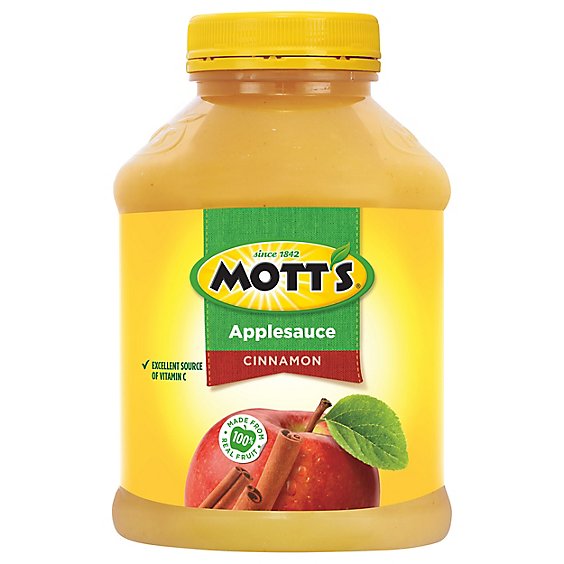 Motts Applesauce Cinnamon Jar - 48 Oz
