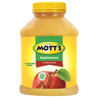 Motts Applesauce Cinnamon Jar - 48 Oz