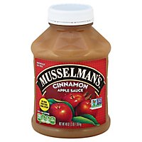 Musselmans Apple Sauce Cinnamon - 48 Oz - Image 1