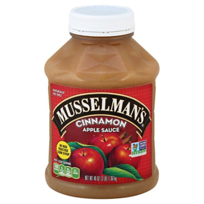 Musselmans Apple Sauce Cinnamon - 48 Oz - Image 1