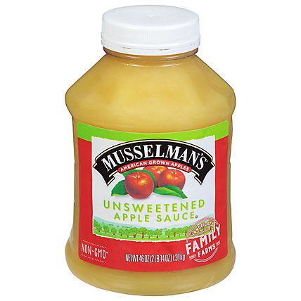 Musselmans Apple Sauce Unsweetened Natural - 46 Oz - Image 2