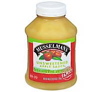 Musselmans Apple Sauce Unsweetened Natural - 46 Oz