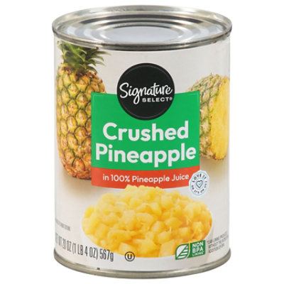 Signature SELECT Pineapple Crushed in 100% Pineapple Juice - 20 Oz - Image 2