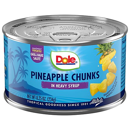 Dole Pineapple Chunks in Heavy Syrup - 8.25 Oz - Image 2