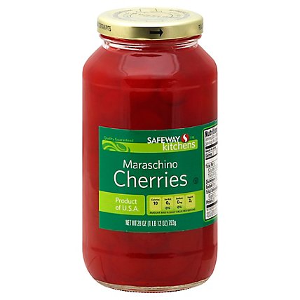 Signature SELECT Cherries Maraschino in Heavy Syrup - 28 Oz - Image 1