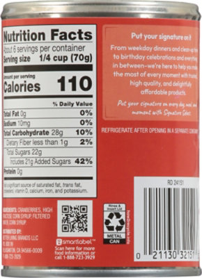 Signature SELECT Cranberry Sauce Whole Berry - 16 Oz - Image 5