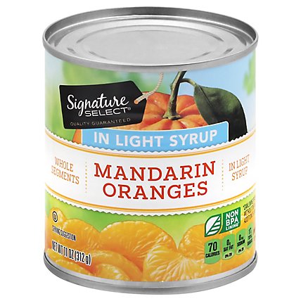 Signature SELECT Mandarin Oranges Whole Segments in Light Syrup - 11 Oz - Image 3