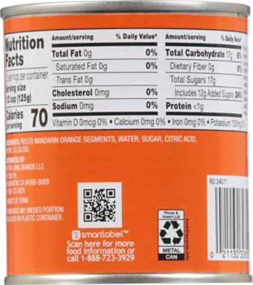 Signature SELECT Mandarin Oranges Whole Segments in Light Syrup - 11 Oz - Image 7