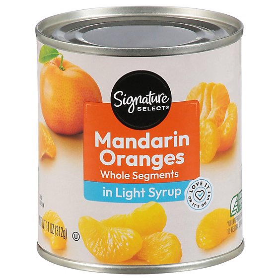 Signature SELECT Mandarin Oranges Whole Segments in Light Signature SELECT Mandarin Oranges Whole Segments in Light
