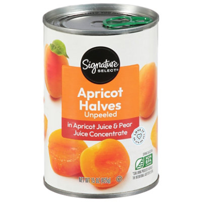 Signature SELECT Apricot Halves in 100% Juice - 15 Oz