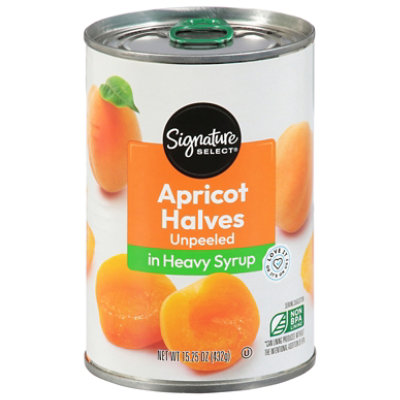 Signature SELECT Apricot Halves in Heavy Syrup Unpeeled - 15.25 Oz - Image 3