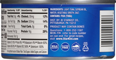 StarKist Tuna Chunk Light in Vegetable Oil - 12 Oz - Image 6