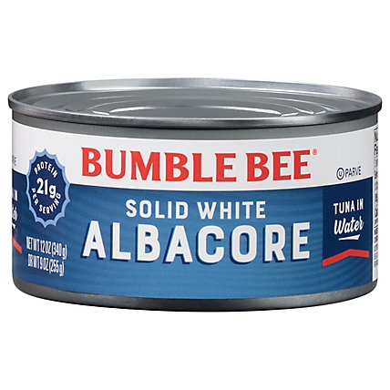 Bumble Bee Tuna Albacore Solid White in Water - 12 Oz - Image 1
