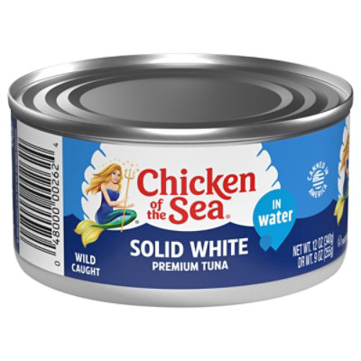 Chicken of the Sea Tuna Albacore Solid White in Water - 12 Oz - Image 1