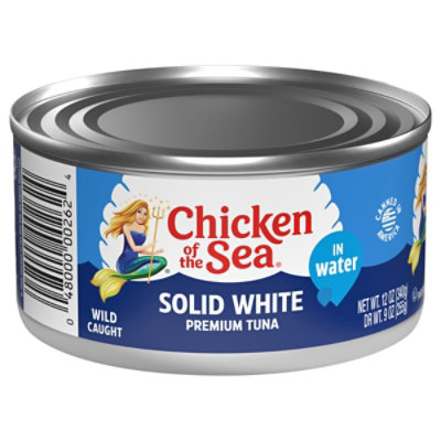 Chicken of the Sea Tuna Albacore Solid White in Water - 12 Oz
