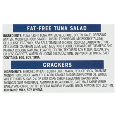 Bumble Bee Snack On The Run with Wheat Crackers Tuna Salad Fat-Free - 3.5 Oz - Image 5