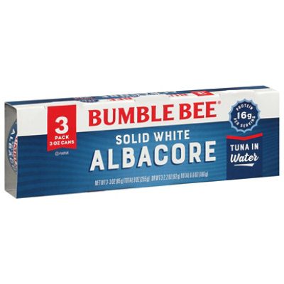 Bumble Bee Tuna Albacore Solid White in Water - 3-3 Oz