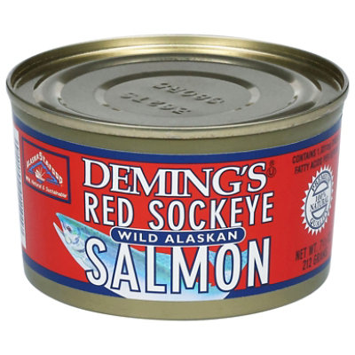 Demings Wild Alaska Salmon Red Sockeye - 7.5 Oz - Image 2