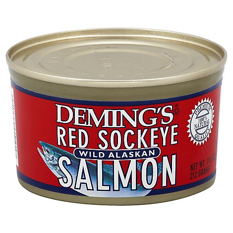 Demings Wild Alaska Salmon Red Sockeye - 7.5 Oz