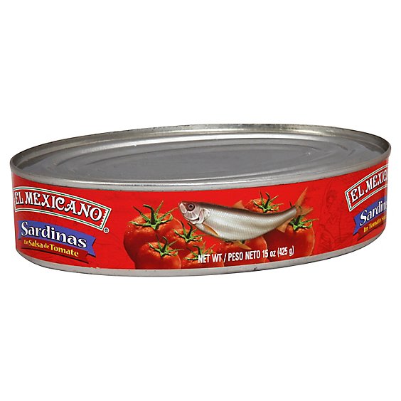 El Mexicano Sardines In Tomato Sauce Can - 15 Oz