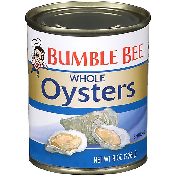 Bumble Bee Oysters Premium Select Fancy Whole - 8 Oz