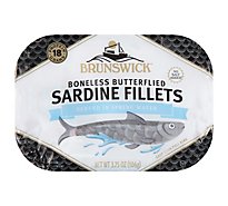 Brunswick Sardines Fillets in Spring Water - 3.75 Oz