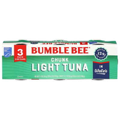 Bumble Bee Tuna Chunk Light in Water - 3-3 Oz - Image 1