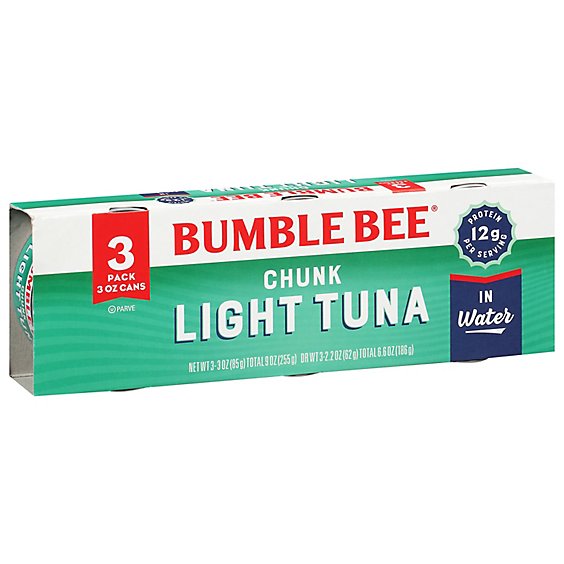 Bumble Bee Tuna Chunk Light in Water - 3-3 Oz