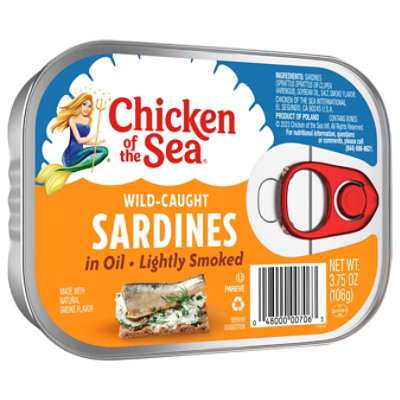 Chicken of the Sea Sardines Lightly Smoked in Oil - 3.75 Oz - Image 8