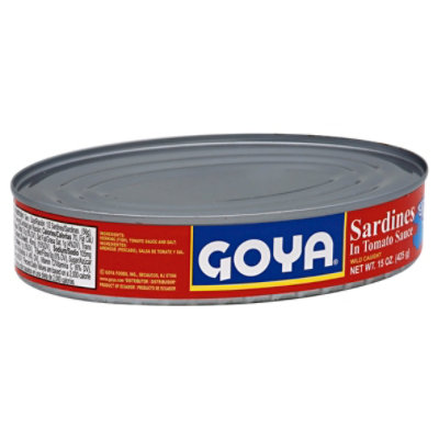 Goya Sardines in Tomato Sauce Can - 15 Oz