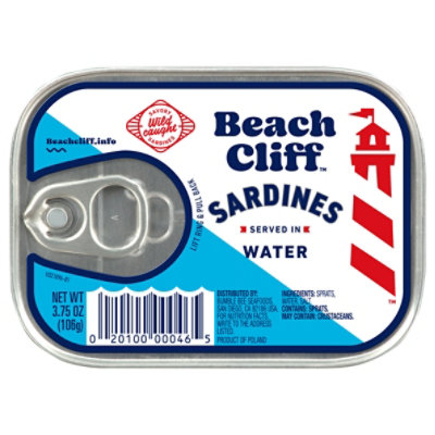 Beach Cliff Sardines in Water - 3.75 Oz - Image 3