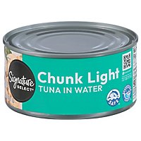 Signature SELECT Tuna Chunk Light in Water - 12 Oz - Image 1
