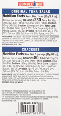 Bumble Bee Snack On The Run with Crackers Tuna Salad - 3.5 Oz - Image 6