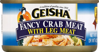 Geisha Crab Meat Fancy With Leg Meat - 6 Oz - Image 2