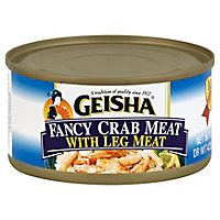 Geisha Crab Meat Fancy With Leg Meat - 6 Oz - Image 1