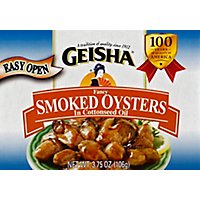 Geisha Oysters Smoked Fancy in Cottonseed Oil - 3.75 Oz - Image 2