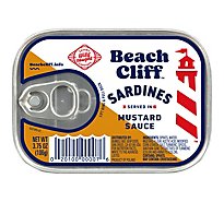 Beach Cliff Sardines in Mustard Sauce - 3.75 Oz