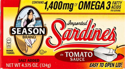 Season Sardines Club Tomato Sauce - 4.37 Oz - Image 2