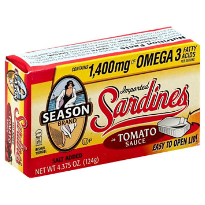 Season Sardines Club Tomato Sauce - 4.37 Oz - Image 1