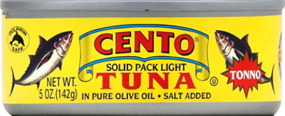 CENTO Tuna Solid Pack Light - 5 Oz - Image 2