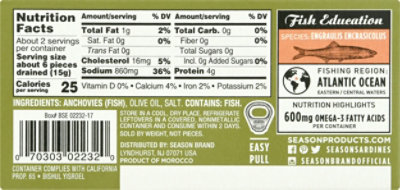 Season Anchovies Flat - 2 Oz - Image 5