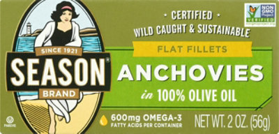 Season Anchovies Flat - 2 Oz - Image 2