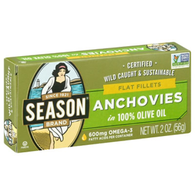 Season Anchovies Flat - 2 Oz - Image 1