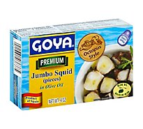Goya Squid Pieces Jumbo in Olive Oil - 4 Oz
