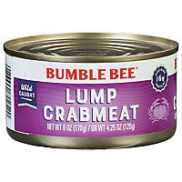 Bumble Bee Crabmeat Premium Select Wild Fancy Lump - 6 Oz - Image 1