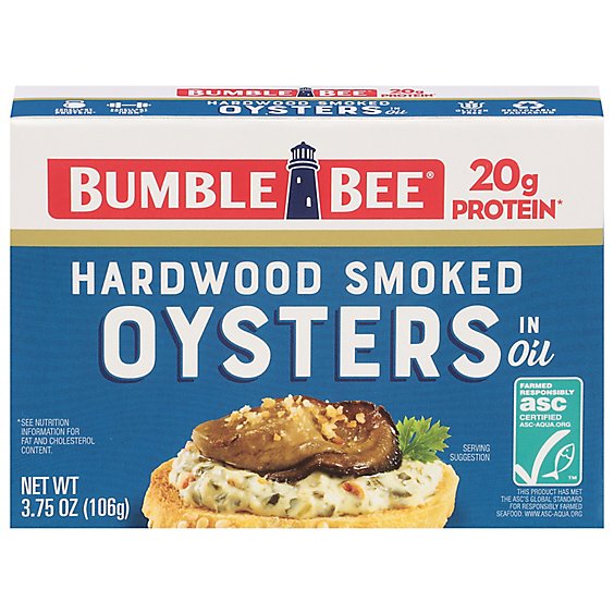 Bumble Bee Oysters Premium Select Fancy Smoked - 3.75 Oz