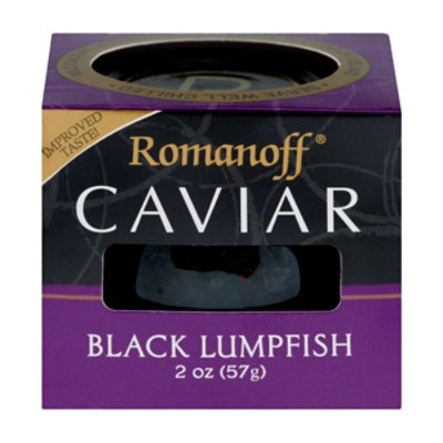 Romanoff Caviar Black Lumpfish - 2 Oz - Image 2