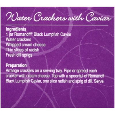 Romanoff Caviar Black Lumpfish - 2 Oz - Image 5
