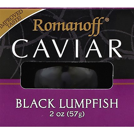 Romanoff Caviar Black Lumpfish - 2 Oz - Image 2
