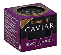 Romanoff Caviar Black Lumpfish - 2 Oz